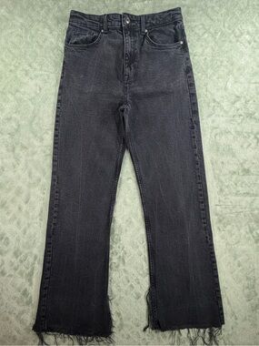 Bershka Charcoal Gray Straight Denim Jeans